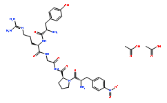 L-Prolinamide,L-tyrosyl-D-arginylglycyl-4- nitro-L-phenylalanyl-,diacetate (salt)