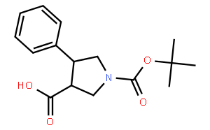 (3S,4R)-1-叔丁氧羰基-4-苯基吡咯烷-3-羧酸