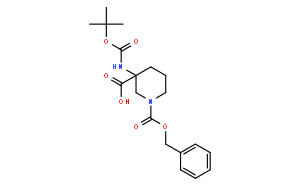 3-Boc-氨基-1-Cbz-哌啶-3-羧酸