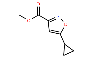 5-Cyclopropyl-3-isoxazolecarboxylic acid Methyl ester
