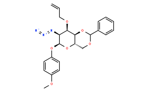 4-Methoxyphenyl 3-O-Allyl-2-azido-4,6-O-benzylidene-2-deoxy-β-D-galactopyranoside