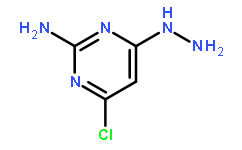 4-氯-6-肼基嘧啶-2-胺