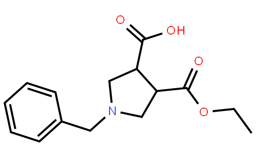 反式-1-芐基-3-甲酸-4-羧酸乙酯吡咯烷