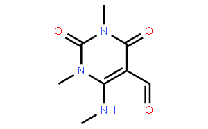 1,3-Dimethyl-6-methylamino-2,4-dioxo-1,2,3,4-tetrahydropyrimidine-5-carboxaldehyde