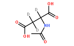 N-Acetyl-DL-aspartic-2,3,3-d3 Acid
