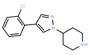 4-[4-(2-Chlorophenyl)-1H-pyrazol-1-yl]piperidine