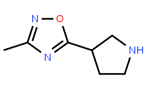 3-Methyl-5-(3-pyrrolidinyl)-1,2,4-oxadiazole