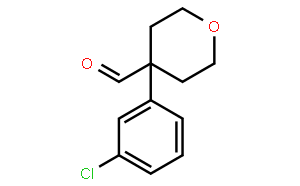 4-(3-Chlorophenyl)tetrahydropyran-4-carboxaldehyde