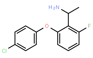 2-(4-Chlorophenoxy)-6-fluoro-N-methylbenzylamine