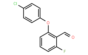 2-(4-Chlorophenoxy)-6-fluorobenzaldehyde
