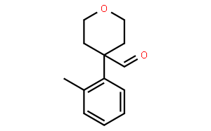 4-(2-Methylphenyl)tetrahydropyran-4-carboxaldehyde