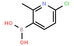 6-氯-2-甲基吡啶-3-硼酸