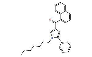 (1-Heptyl-5-phenyl-1H-pyrrol-3-yl)-1-naphthalenylmethanone