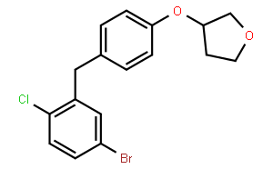 (3S)-3-[4-[(5-溴-2-氯苯基)甲基]苯氧基]四氢呋喃