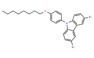 3,6-dibromo-9-(4-octoxyphenyl)carbazole