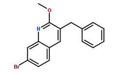 3-苄基-7-溴-2-甲氧基喹啉