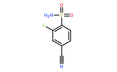 4-cyano-2-fluorobenzene-1-sulfonamide