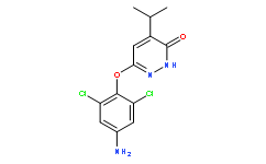 3(2H)-Pyridazinone,6-(4-amino-2,6-dichlorophenoxy)-4-(1-methylethyl)-