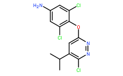 Benzenamine,3,5-dichloro-4-[[6-chloro-5-(1-methylethyl)-3-pyridazinyl]oxy]-