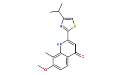 2-(4-异丙基噻唑-2-基)-7-甲氧基-8-甲基喹啉-4-醇