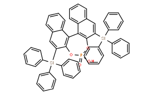 S-3,3’-二(三苯基硅基)联萘酚膦酸酯