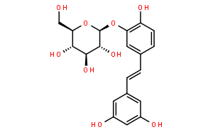 白皮杉醇-3'-O-葡萄糖苷