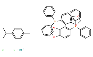Chloro[(S)-(-)-5,5'-bis(diphenylphosphino)-4,4'-bi-1,3-benzodioxole](p-cymene)ruthenium(II) chloride,[RuCl(p-cymene)((S)-segphos