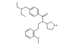 4-[(二乙基氨基)甲基]-N-[2-(2-甲氧基苯基)乙基]-N-(3R)-3-吡咯烷基苯甲酰胺