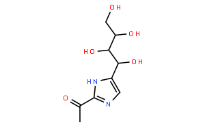 2-Acetyl-4-(1,2,3,4-tetrahydroxybutyl)imidazole