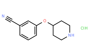 3-(4-Piperidinyloxy)benzonitrile hydrochloride