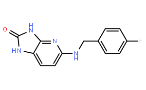 5-[[(4-Fluorophenyl)methyl]amino]-1,3-dihydro-2H-imidazo[4,5-b]pyridin-2-one