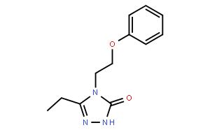 5-乙基-4-(2-苯氧基乙基)-1,2,4-三氮唑-3-酮