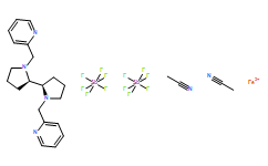 (2R,2′R-(+)-[N,N′-双(2-吡啶甲基)]-2,2'-联吡咯烷双(乙腈)铁(II)六氟锑酸盐