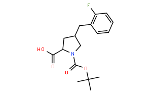 (2S,4R)-1-(叔丁氧基羰基)-4-(2-氟苄基)吡咯烷-2-甲酸