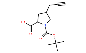 trans-N-Boc-4-(2-propynyl)-L-proline