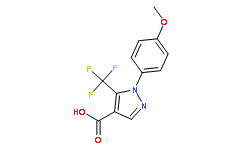 1-(4-甲氧苯基)-5-(三氟甲基)-1H-吡唑-4-羧酸