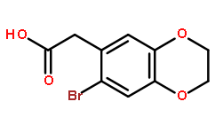 2-(7-Bromo-2,3-dihydro-1,4-benzodioxin-6-yl)acetic Acid