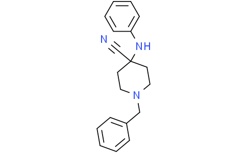 4-苯胺基-1-苄基-4-氰基哌啶