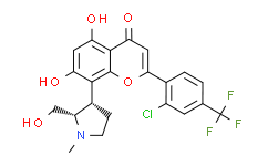 2-(2-氯-4-(三氟甲基)苯基)-5,7-二羟基-8-((2R,3S)-2-(羟基甲基)-1-甲基吡咯烷-3-基)-4H-色烯-4-酮