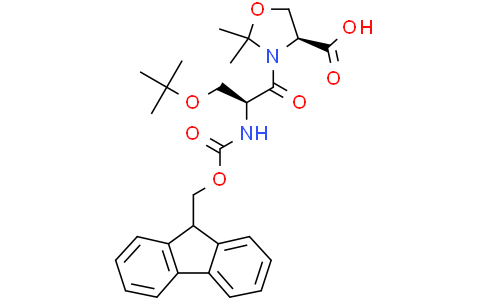 (S)-3-((S)-2-((((9H-芴-9-基)甲氧基)羰基)氨基)-3-(叔丁氧基)丙酰基)-2,2-二甲基恶唑烷-4-羧酸