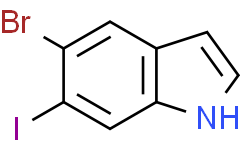 5-溴-6-碘-1H-吲哚
