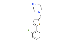 1-{[5-(2-Fluorophenyl)thiophen-2-yl]methyl}piperazine