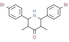 2,6-双(4-溴苯基)-3,5-二甲基哌啶-4-酮