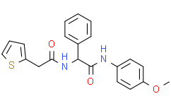 N-(4-甲氧基苯基)-2-苯基-2-(2-(噻吩-2-基)乙酰胺基)乙酰胺