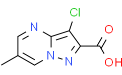 3-Chloro-6-methylpyrazolo[1,5-a]pyrimidine-2-carboxylic acid/3-氯-6-甲基吡唑并[1,5-A]嘧啶-2-羧酸/MFCD09971313