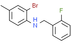 2-溴-N-(2-氟苄基)-4-甲基苯胺, 97%
