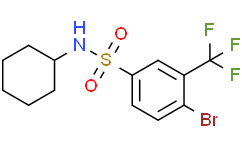 4-溴-N-环己基-3-(三氟甲基)苯磺酰胺