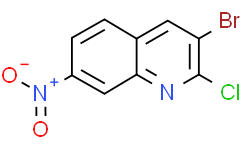 3-溴-2-氯-7-硝基喹啉