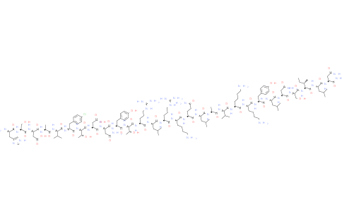 [D-p-Cl-Phe6, Leu17]-七磷酸庚糖血管活性肠肽，三氟乙酸盐