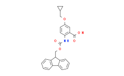 2-((((9H-Fluoren-9-yl)methoxy)carbonyl)amino)-5-(cyclopropylmethoxy)benzoic acid